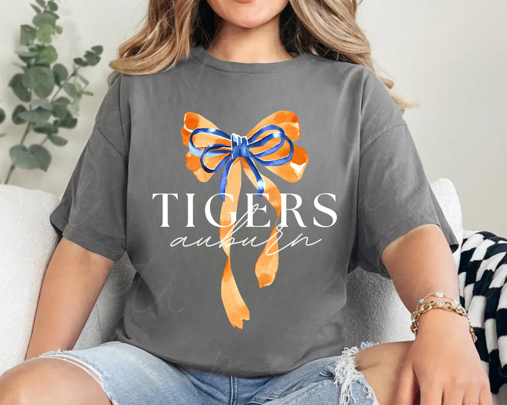 Auburn Tigers Bow Tee